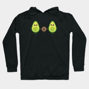 Cute avocado family Hoodie